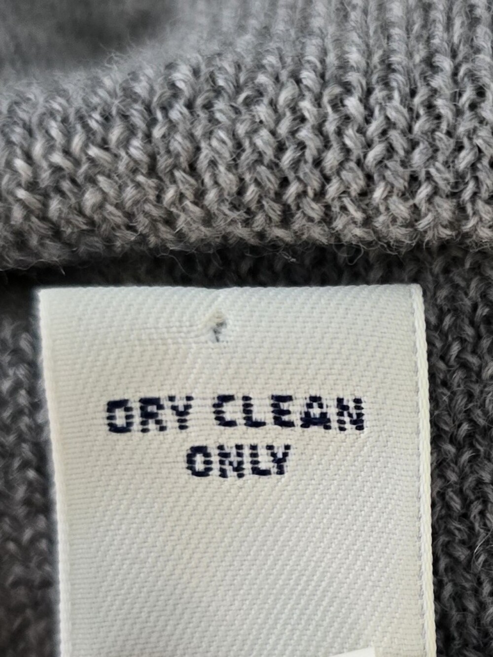 Ann Taylor 100% Merino Wool Turtleneck Sweater Heathered Gray Women's Medium - Picture 7 of 7